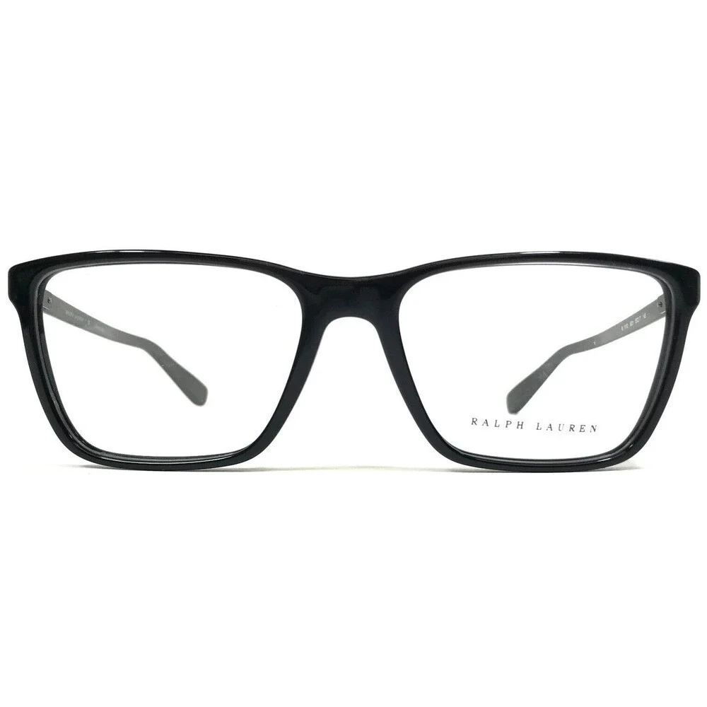 Ralph Lauren Eyeglasses Frames RL6163 5001 Black Gray Carbon Fiber 55-17-145